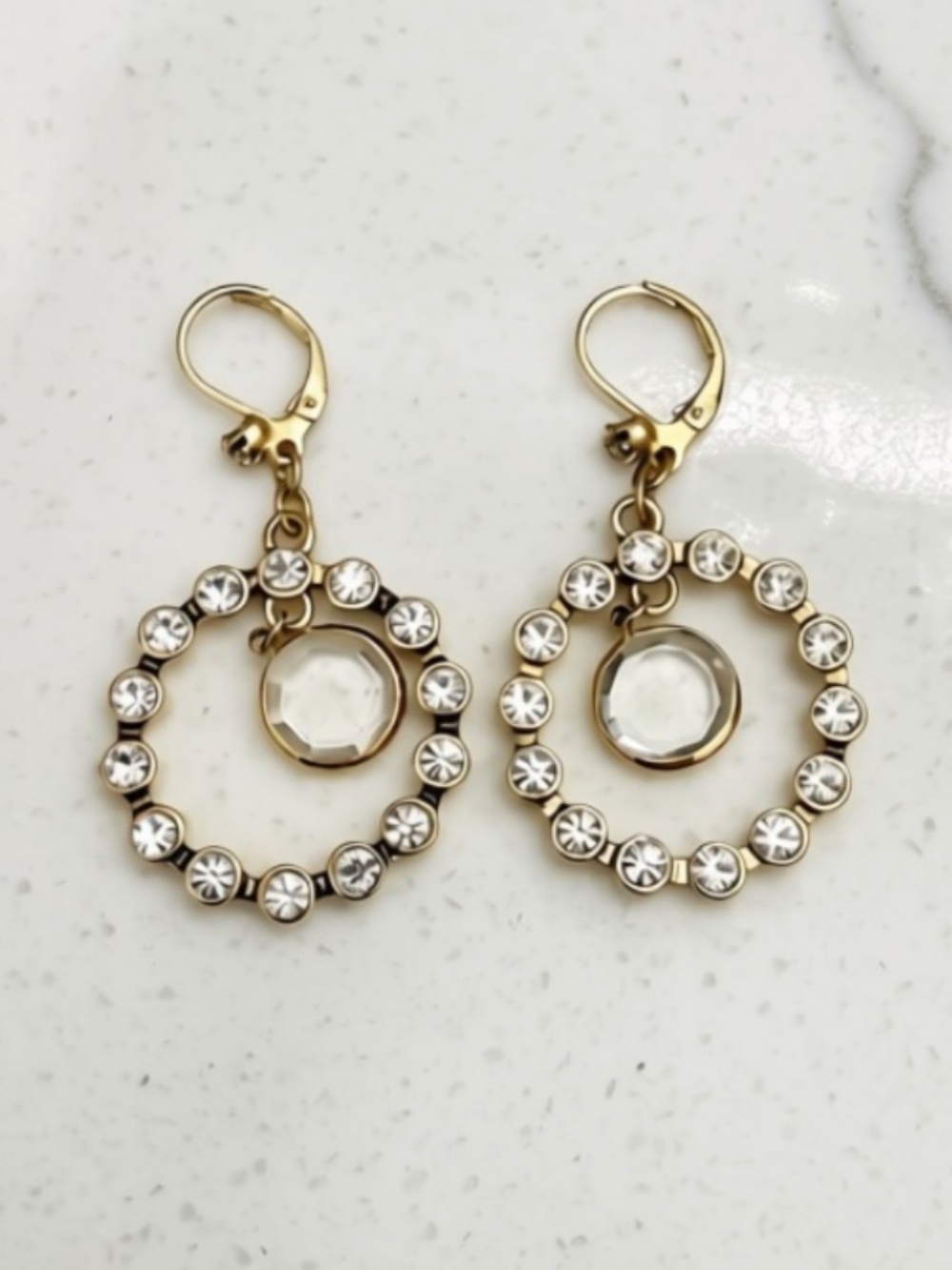 Gold-Tone Dangle Earrings